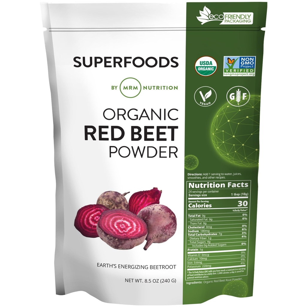 MRM Nutrition Organic Red Beet Powder ... Superfoods...
