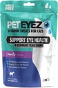 PetEyez vitamiineja kissat - Kyyneltaistiin poisto - Eye Health Tuki - Vähentää kutina ja allergiat - Lammas maku - 1oz
