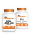 BulkLisää Alpha Lipoic Acid Kapselit 240ct + CLA 2000mg Softgels 300ct Bundle