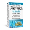 Luonnollinen tekijät Perimmäinen Probiootti 24/12 Formula - Ruoansulatusterveyden tuki täydentää probiootit - Immuniteetti & Gut Health Support Supplement - 60 Kasvissyöjä kapselit (60 Servings)