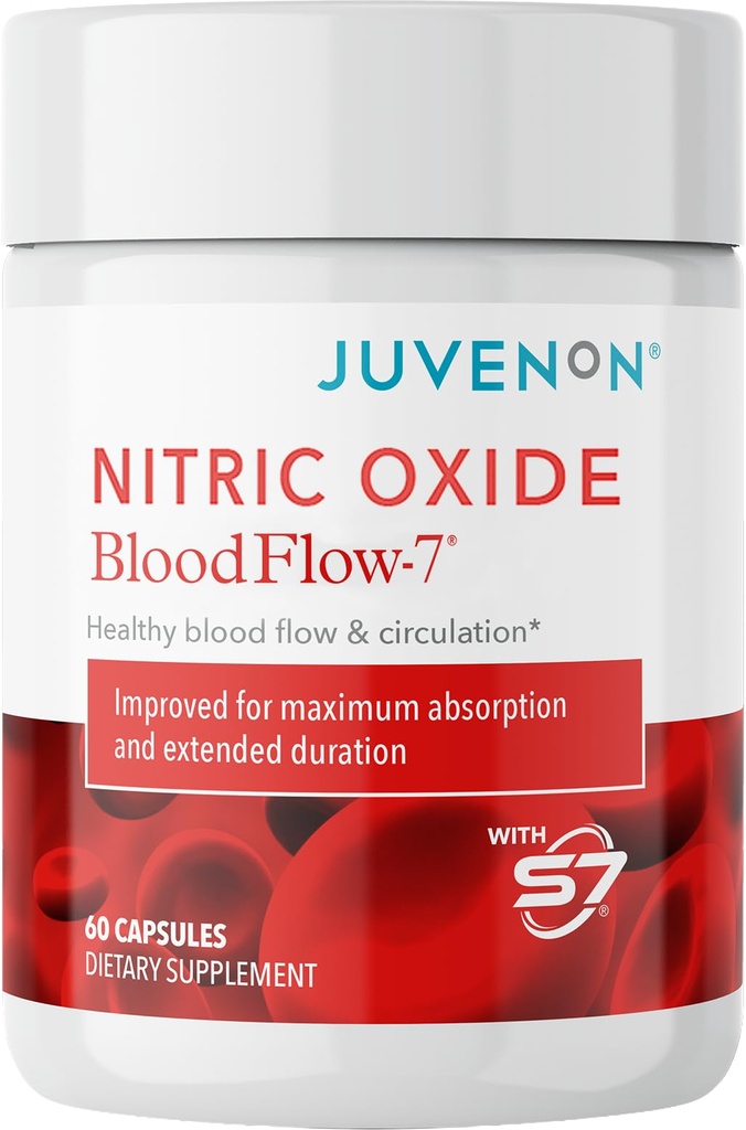 Juvenon BloodFlow-7 Nitrosigiinin typpioksidilisä
