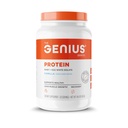 Genius Protein Powder, Vanilla - Dual Protein Blend kanssa parannettu Whey Isolate & Natural Egg White varten Lean Muscle Building for Men & Women - Grass-Fed Pre & Post harjoitus Aterian korvaaminen Shake