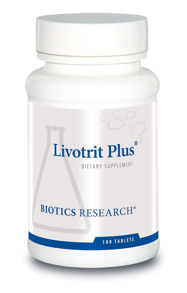 Biotics Research Livotrit Plus Liver Cleanse ja Detox Support Supplement Natural Non GMO kasviperäisten Sekoita maito Thistle 180 tablettia
