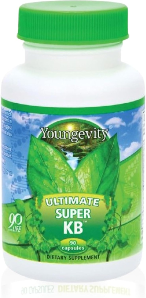 Youngevity Super KB - yleiskäyttöinen virtsateiden terveys täydentää - karpalo, mustikka, paholaisen kynsi, Horsetail & More - muinainen Legacy - 90 kapselia