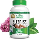 Kasvitieteellinen valinta Sleep-Ez- Tehokas sekoitus Valerian Extract, Melatoniini, Humalat, Kava Kava ja Lemon Balm auttaa Foster nukkua ilman Grogginess (30 kapselia)