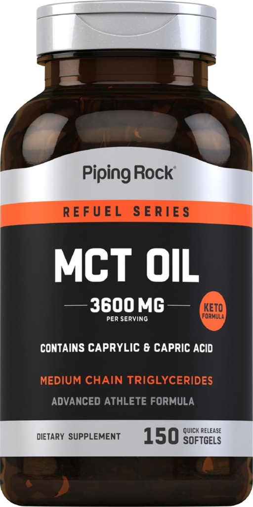 Piping Rock MCT Oil Softgel Kapselit ...