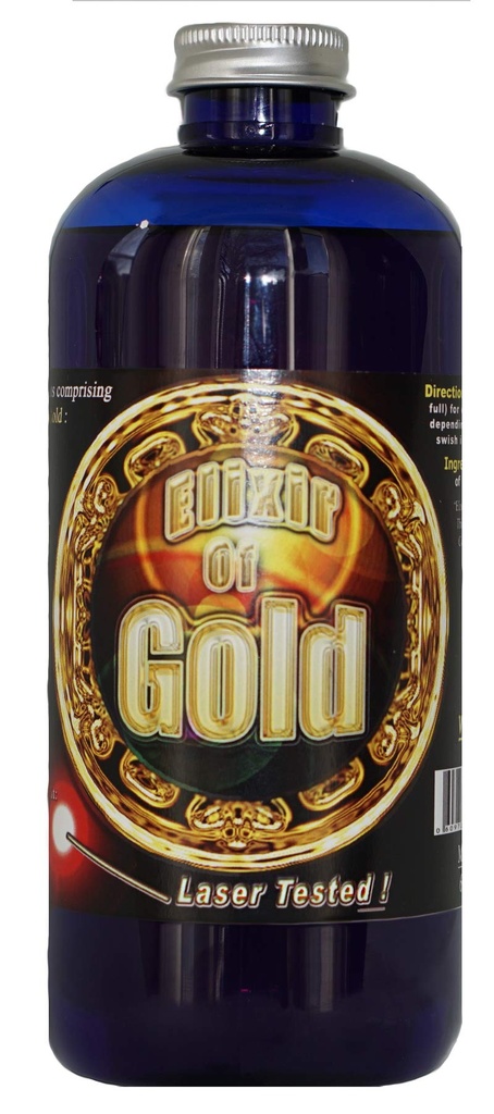 Elixir av guld, 8 oz., 240 PPM Concentrate av Silver Mountain Minerals (Medical Purity Silver, Most Bioavailable colloidally Suspended Nano Particles)