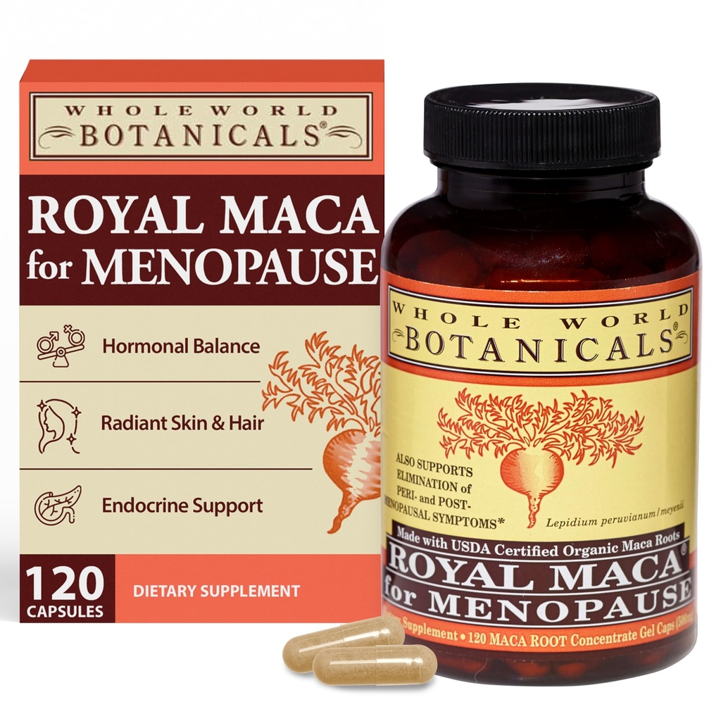 KOKO MAAILMAN KOTANISAAT Royal Maca vaihdevuosia, 120 CT