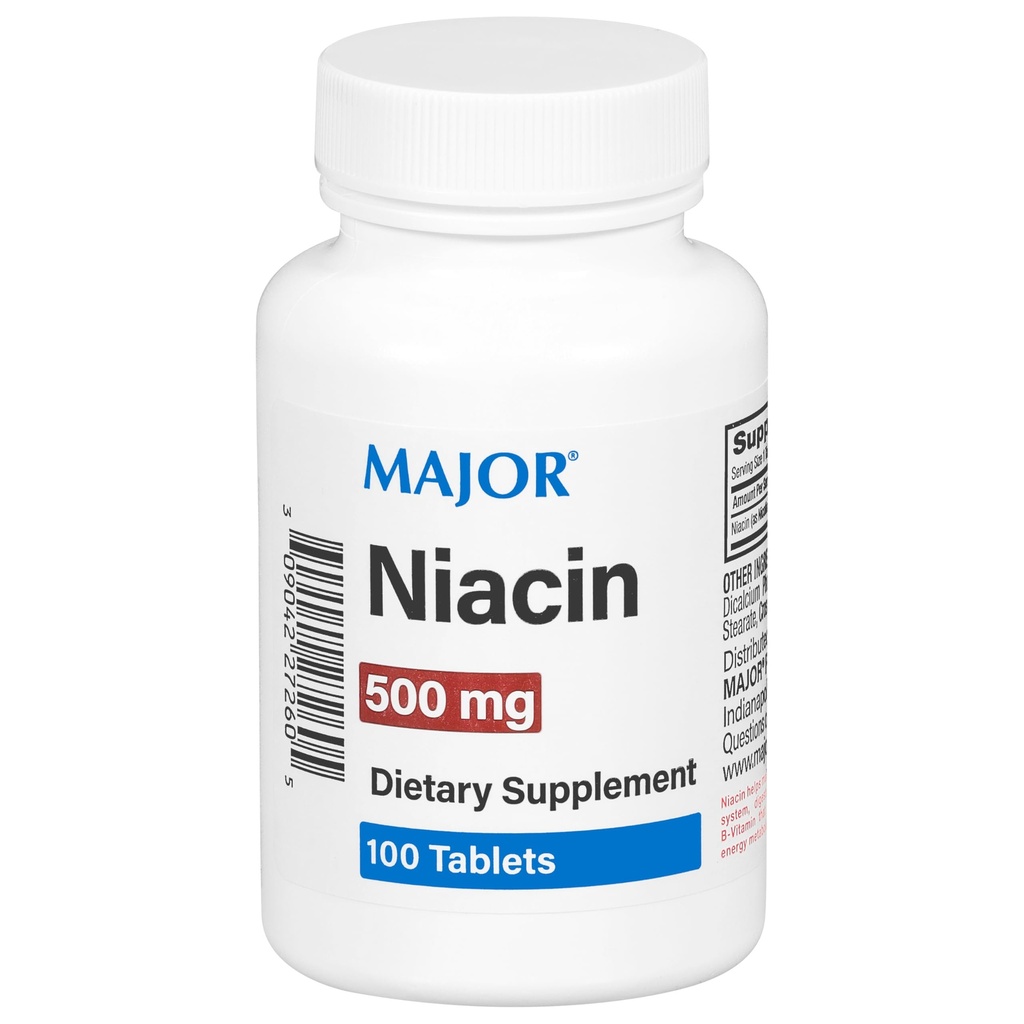 Majuri Niacin 500 mg - Ravintolisä - 100 tablettia