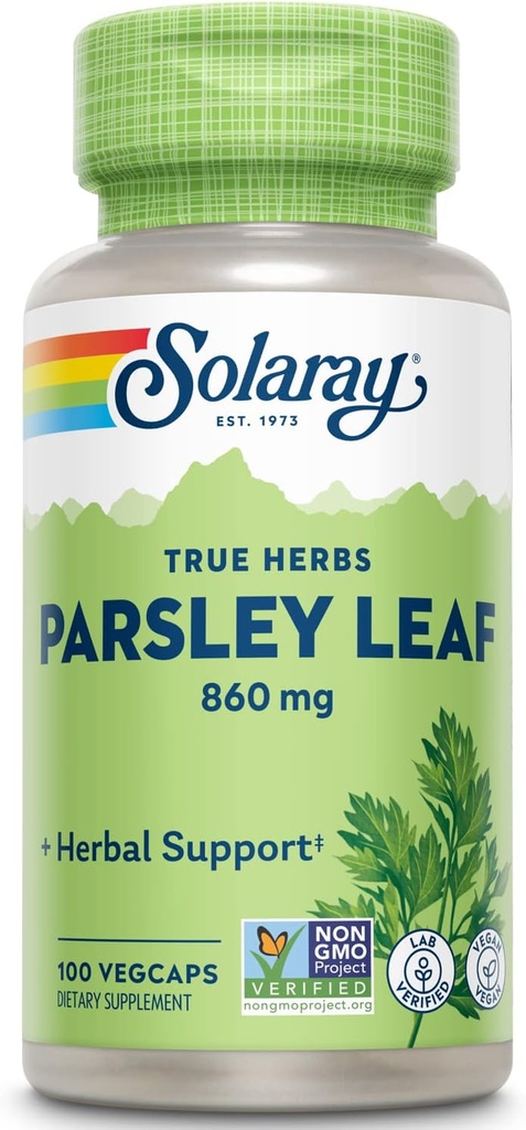 Solaray Parsley kapslar, 860 mg | 100 greve