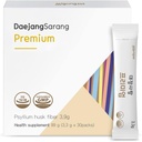 Daejang Sarang (Premium, 30 Sticks) - Psyllilium Husk Dietary Fiber Supplement for Digestive Health & Ummetus Relief. Kasvi-Baseed Natural Ingredients, Hellä Formula 4,960mg.