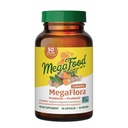 MegaFood MegaFlora Probiootit + Prebiootit Turmeric Supplement - Prebiootit ja probiootit naisille ja miehille, Ruoansulatus, 50 miljardia PMY, 14 kanta - 90 kapselia (45 palvelinta)