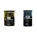 Animal Pak - Convenient All-in-One Vitamin & Supplement Pack & Flex - Komplett Joint Support Supplement - Innehåller gurkmeja Root Curcumin - Hjälper Repair & Restore Joints - 44 Packs