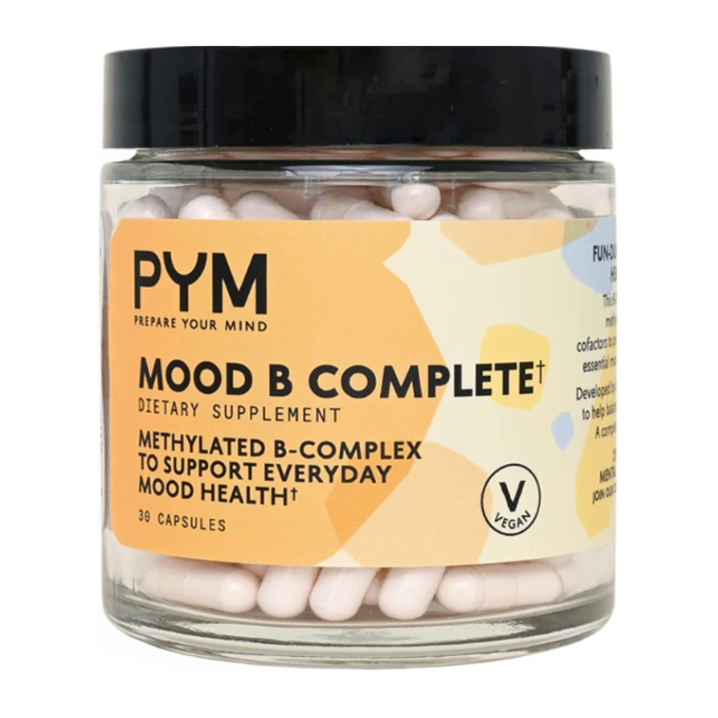 B-vitamiini Complex Mielialan tuki täydentää PYM (30 kreivi) 
