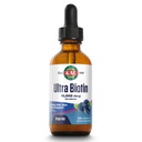 KAL Ultra Biotin 10000mcg DropIns, Liquid Biotin Drops, hiusten kasvu täydentää, korkea Potency B7-vitamiini, terve hiukset, iho, kynnet ja energia-tuki, Natural Mixed Berry Flavor, Noin 59 Serv, 2oz