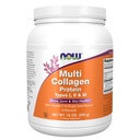 Now Foods Supplements, Multi Collagen Protein Tyypit I, II & III Powder, Bone, Joint, and Skin Health, 16 oz (454 g)