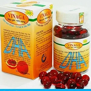 Lot 4 Boxes - Gac Oil DHA - Momordica Cochinchinensis Oil - Dau Gac 400 kapselia