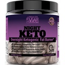 Clean+Lean Night Keto: First Ever Yöpymisen aikana Ketogenic Fat Burner & Sleep Aid ...
