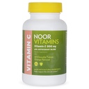 Noor Vitamins 500 MG Halal Vitamin C Chewable Tablets + Rose HIPS och antioxidanter jag stöder immunsystem I Vegan, Gluten Free & Halal Vitamin 60 Orange smaksatta Chewabletter I 2 månaders leverans