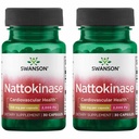 Swanson Nattokinase 2000 Fibrinolytic Units 100 Milligram 30 Capsules Enzyme (2 Pack)