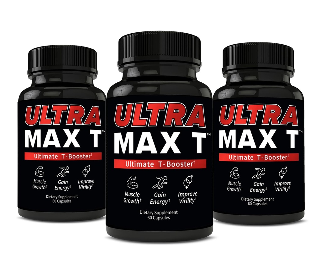 Andro400 UltraMax T - Avancerat testosteronstöd för män och kvinnor - Tongkat Ali 200:1, D-aspartic Acid, Garcinia Cambogia, ForsLean® - 180 kapslar, 90-dagars leverans