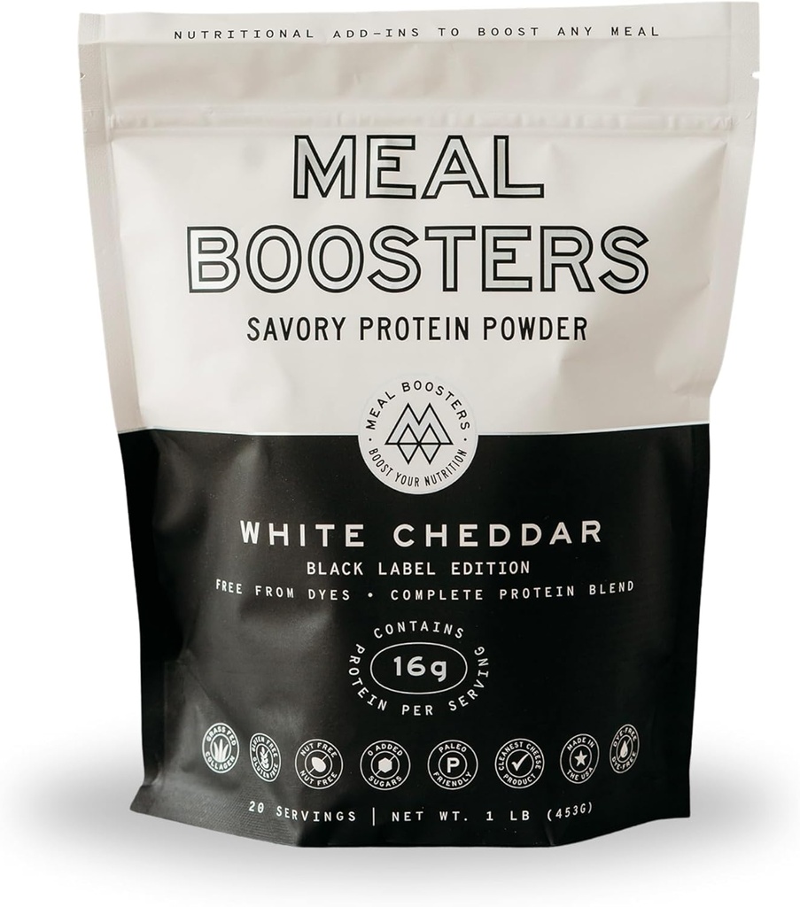 Savory White Cheddar Protein Powder ... 16g Korkea proteiini Aterian Enhancer ruoanlaittoon Keto Friendly, Gut & Joint Support