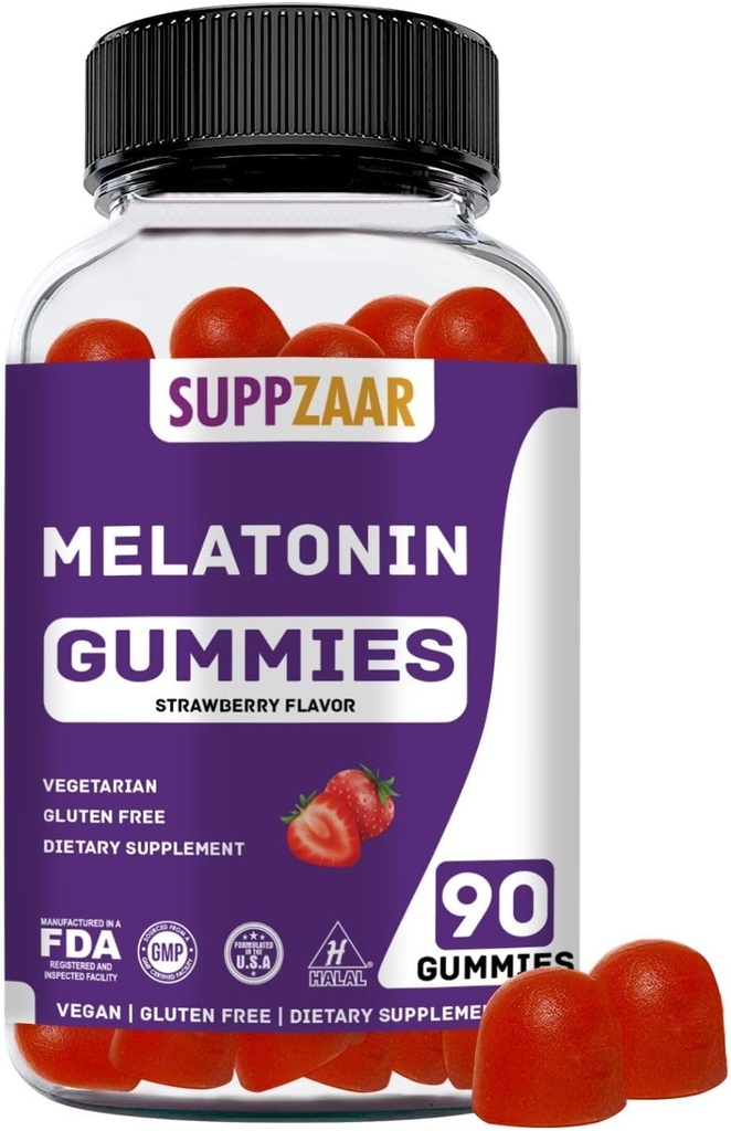 Melatoniinitypyjä. Melatoniini 5 mg uni Gummies paremman unen, energian ja keskittyä. Aikuiset ja lapset Melatoniinin Gummy: Ei-luontotyyppi, ei-GMO, Gluteeniton, Liivate-vapaa. 90 Gummy