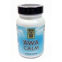Awa Calm Capsules - Kava-Based Herbal Supplement med 30% Kavalatone, Calamus Root, Passion Flower, Lemon Balm & Hops (60 kapslar)