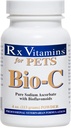 Rx-vitamiinit Bio-C - C-vitamiini koirille ja kissoille - sitruuna Bioflavonoidit allergiaa lievittää - Immuunituki täydentää - edistää terve turkki ja iho - Joint Supplement - 4 oz