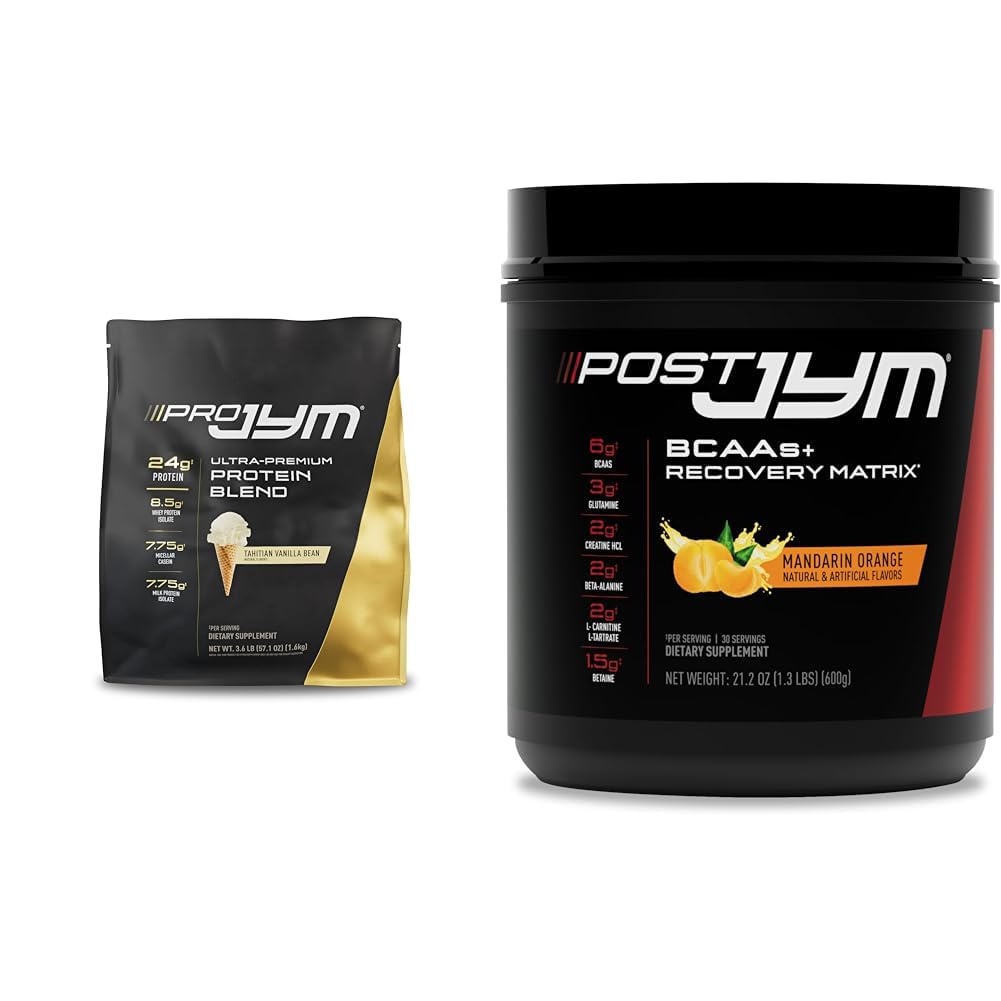 PRO JYM 45 Tarjoukset - Tahitian Vanilla Bean & - Post-workout kanssa BCAA: n, Glutamiini, Creatiini HCL