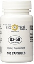 BioTech Pharmacal - D3-50 (50.000 IE) - 100 Caps (FFP)