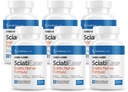 SciatiEase Sciatic Nerve terveys tuki täydentää - Hermo tukea Formula AlphaPalm, Herne, B-vitamiini Complex, Alpha Lipoic Acid 300mg - 6 pullot