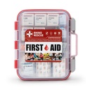 RHINO RESCUE 371 Pieces OSHA All-Purpose ensiapupakkaus, Koti & Office Professional Medical Supplies, Ihanteellinen hätä, koulu, liiketoiminta