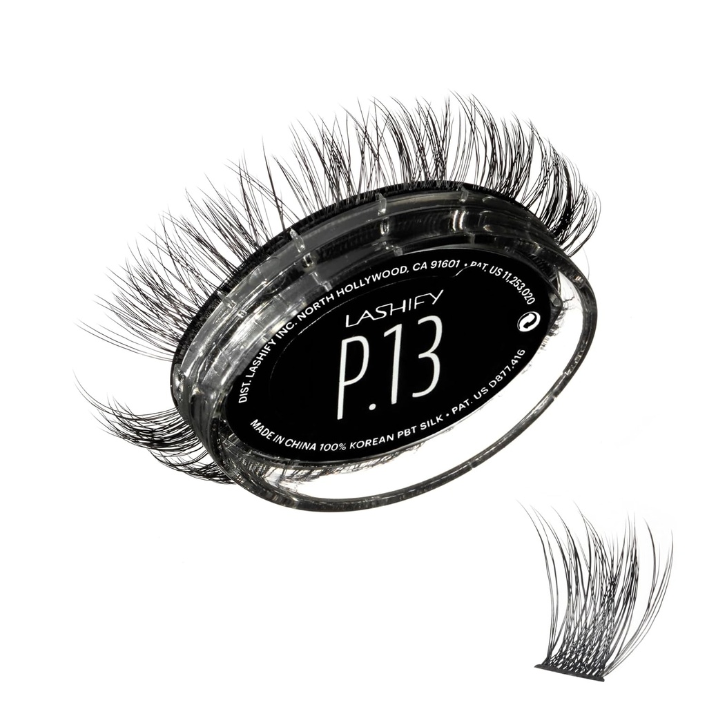 Lashify Plushy 13mm Gossamer Lashes i svart, Easy DIY False Lashes för en Voluminous Ännu Still Natural Look