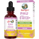 MaryRuth Organics PAU D'Arco Herbal Blend | Reishi Mushroom | Echinacea angustifolia Root | Usnea Lichen | Thyme Leaf | Vegan | Non-GMO Project Verified | Gluten Free | 30 portioner | 1 Fl Oz