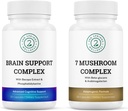 Mindful Focus Bundle - 7 Mushroom Complex & Brain tuki kognitiiviselle selkeydelle ja nootrooppiselle parantamiselle