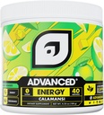 Advanced Energy - Energy Boosting Formula Electrolytes for Hydration - L-Theanine to Combat Jitters - Sokeriton & Keto Friendly - No Maltodextrin (40 Servings) (Calamansi)