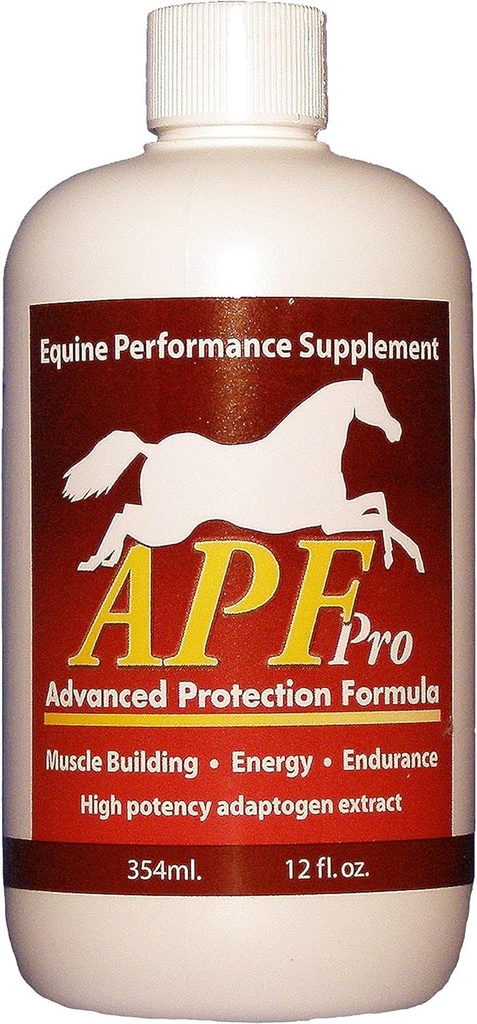 APF PRO Equine | Natural University-Level forskat hästtillskott | Gastric hälsa, motstånd mot stress, immunstöd, muskelhälsa, uthållighet