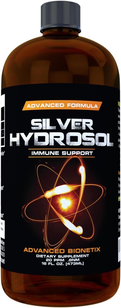 Farmacist Rekommenderas 16 oz Avancerad Bionetix Colloidal Silver Hydrosol, All Natural & Främjar ett hälsosamt immunsystem. Kolloidalt silver som faktiskt fungerar!