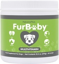 NaturesPlus FurBaby monivitamiini koirille - 10.4 oz - Tukee yhteinen terveys, immuunitoiminto, terve turkki ja energian tuotanto - ei-GMO - 60 Tarjoilut