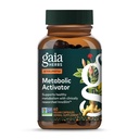 Gaia Herbs Metabolic Activator - Natural Energy Supplement for Metabolia Support - Valmistettu Panax Notoginseng & Astragalus Extract - Ilmainen maitotuotteet, soija & Gluteeni - 60 kapselia (60 tarjoilua)