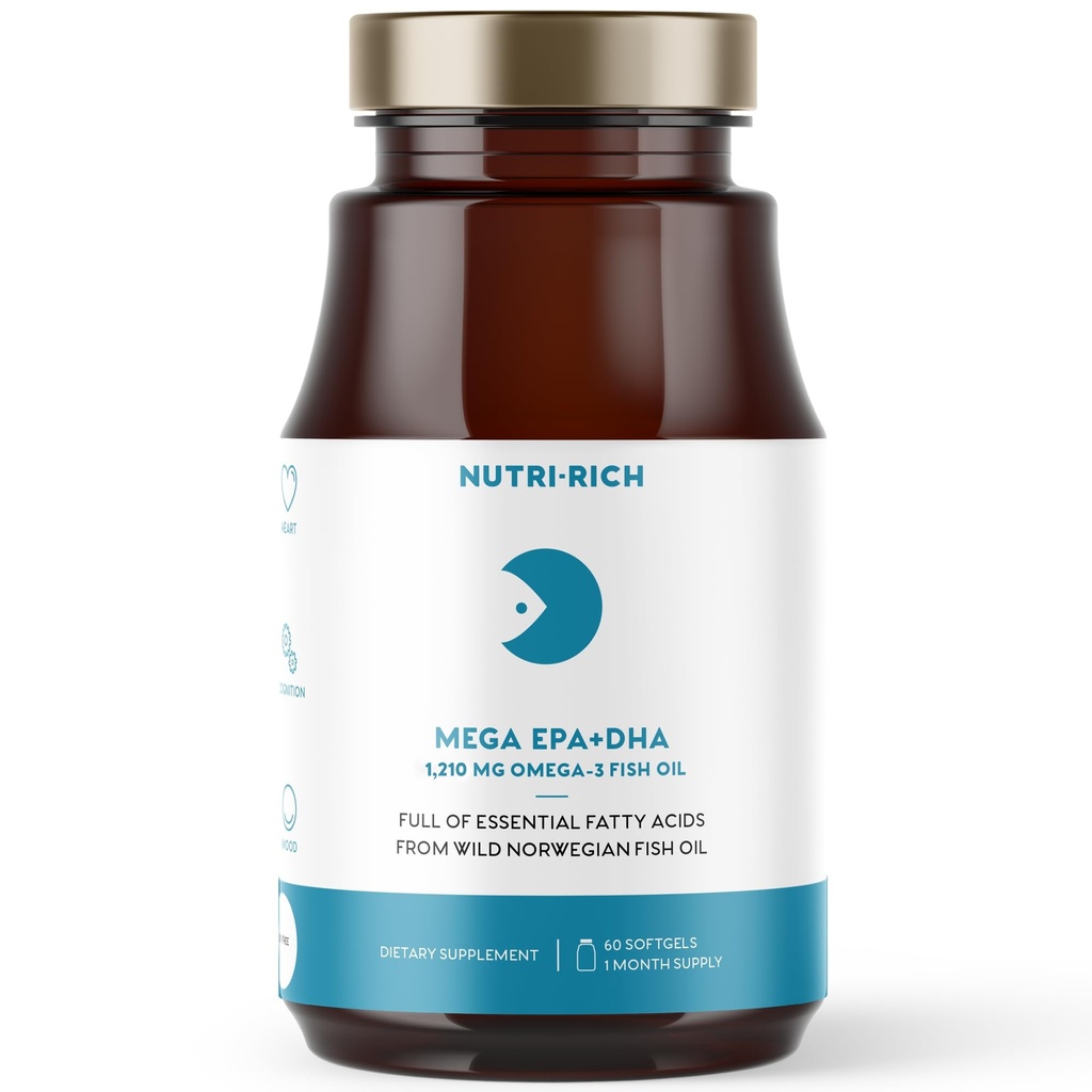 Nutri-Rich Omega-3 Fish Oil 1210mg 