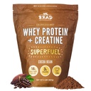 B.rad Superfuel - Grass Fed Whey Protein Isolate Boosted kanssa Creatine ... Farm-Fresh, Easy-to-digest, Clean Ingredients ... 2 punta 100% USA Lähde Cocoa Bean (Chocolate)