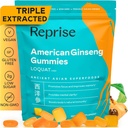 American Ginseng Energy Boost Gummies - Kaikki luonnolliset täysteho American Ginseng, auttaa nostaa energiaa, keskittyä, ja tarjoaa immuuni tukea, Low-Sugar, Vegan, 45 Gummies, Lokvatti Flavor