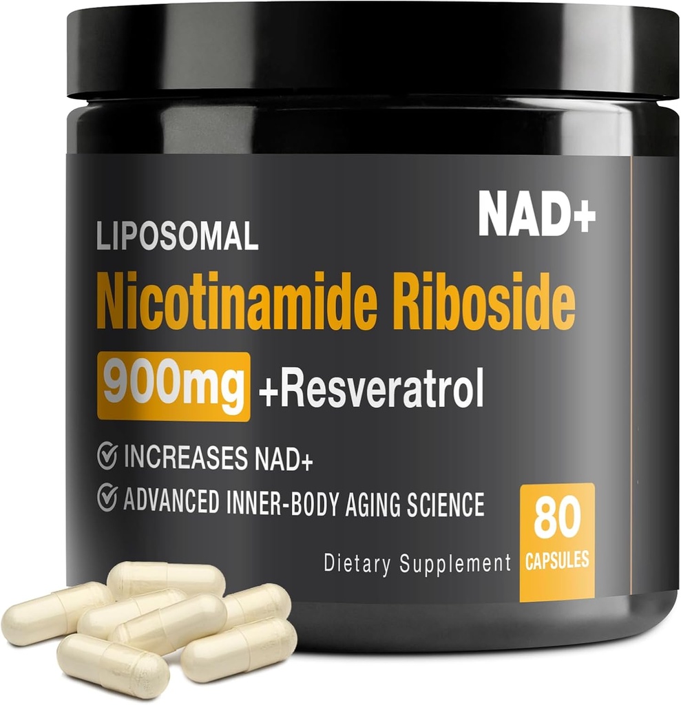 NAD+ Supplement - NAD+, Nikotinamidi Ribosidi (NR) ja Resveratrol Quercetin 900 mg, USA-063-0911XL-115NAD