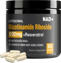 NAD+ Supplement - NAD+, Nikotinamidi Ribosidi (NR) ja Resveratrol Quercetin 900 mg, USA-063-0911XL-115NAD