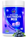 Blueberry Hydration Powder ... Ei sokeria Elektrolyytti juoma Mix 90 tarjoilut Keto, Vegan, Gluteeniton ...