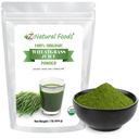 Z Natural Foods Organic Wheat Grass Juice Powder - Superfood for Healthy Aging & Digestion - Ei-GMO, Vegan, Kosher - täydellinen Juices, jogurtit & Smoothies - Wheatgrass Juice Powder Bliss, 1 lb