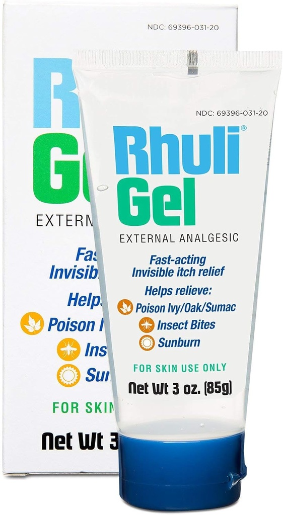 Anti-Itch geeli auringonpolton, moskiitot, Bug Bites, Myrkky Ivy, Myrkky Tammi Relief - Analgesic jäähdytys hoito paikallisesti ihon käyttö - 3 Oz Tube