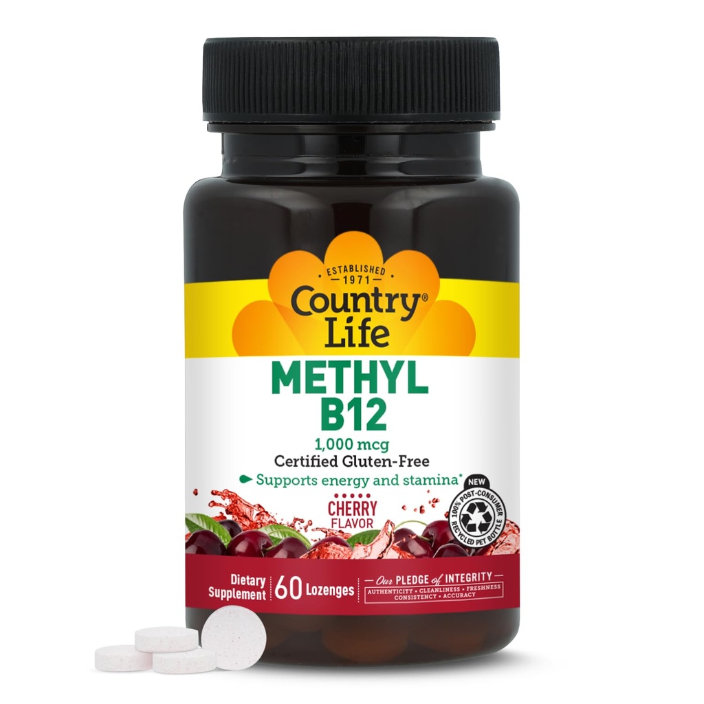 Maa Life Metyyli B-12 kapselit, 1000 Mcg, 60